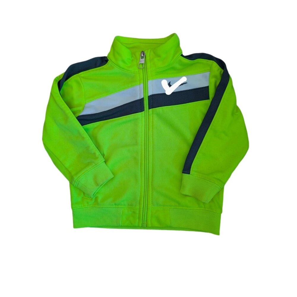 🩵 4/$20 Nike Neon Yellow/Green Zip-Up Jacket 18m‎